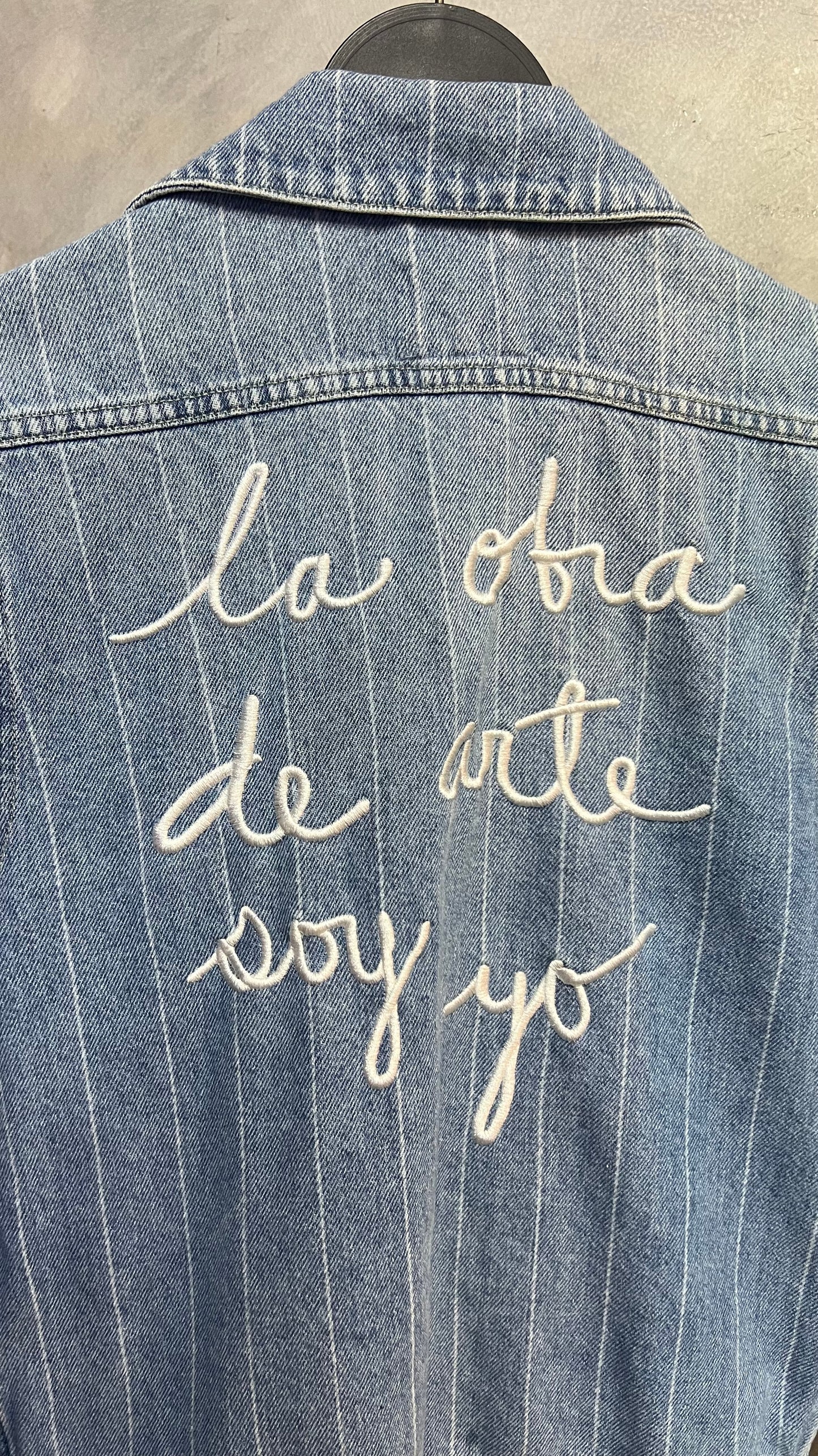Chaqueta Jean La Obra De Arte Soy Yo