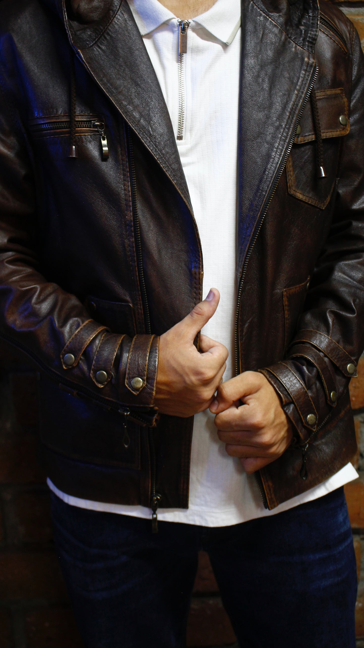 Chaqueta cuero NAPA