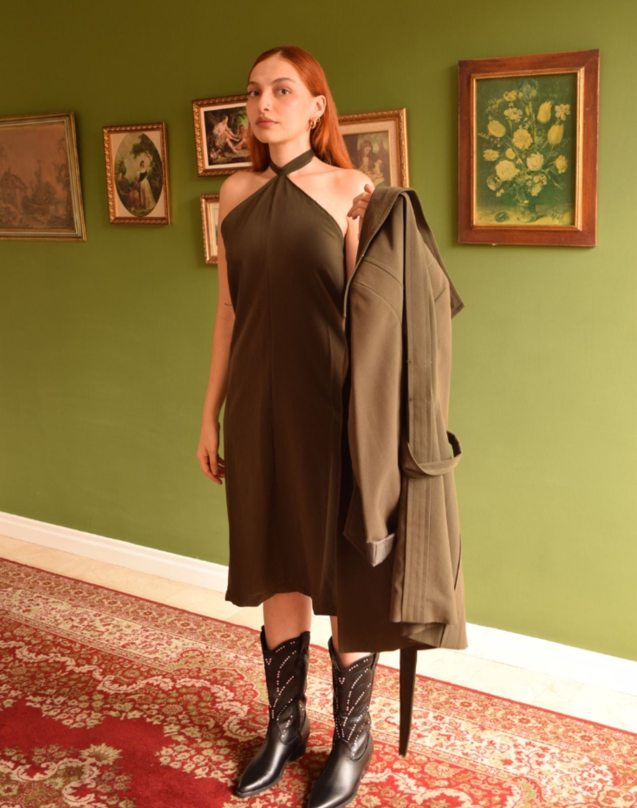 vestido verde