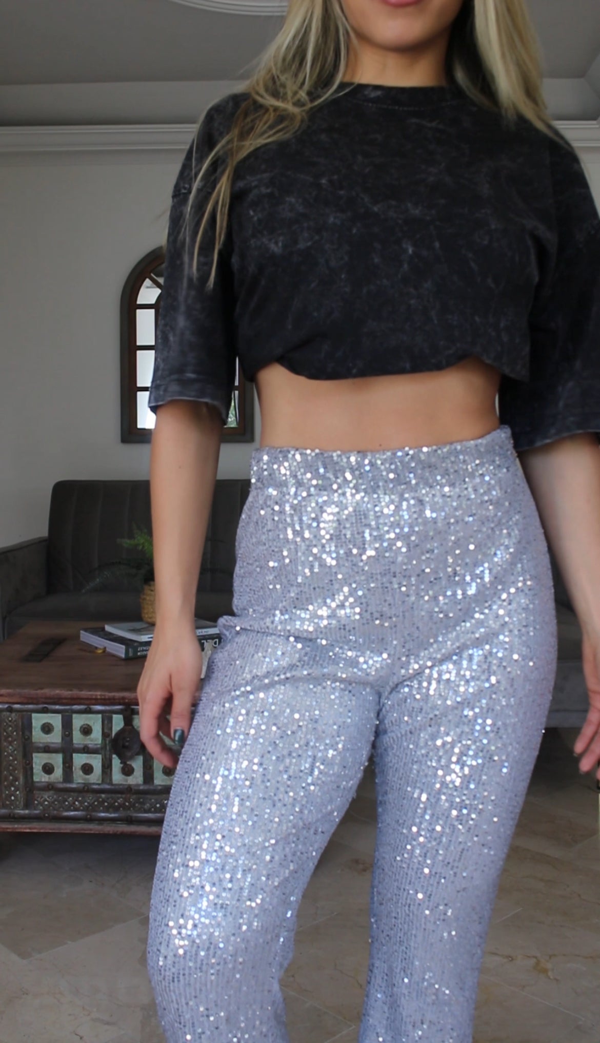 Pantalon Lentejuelas Elena Boteli