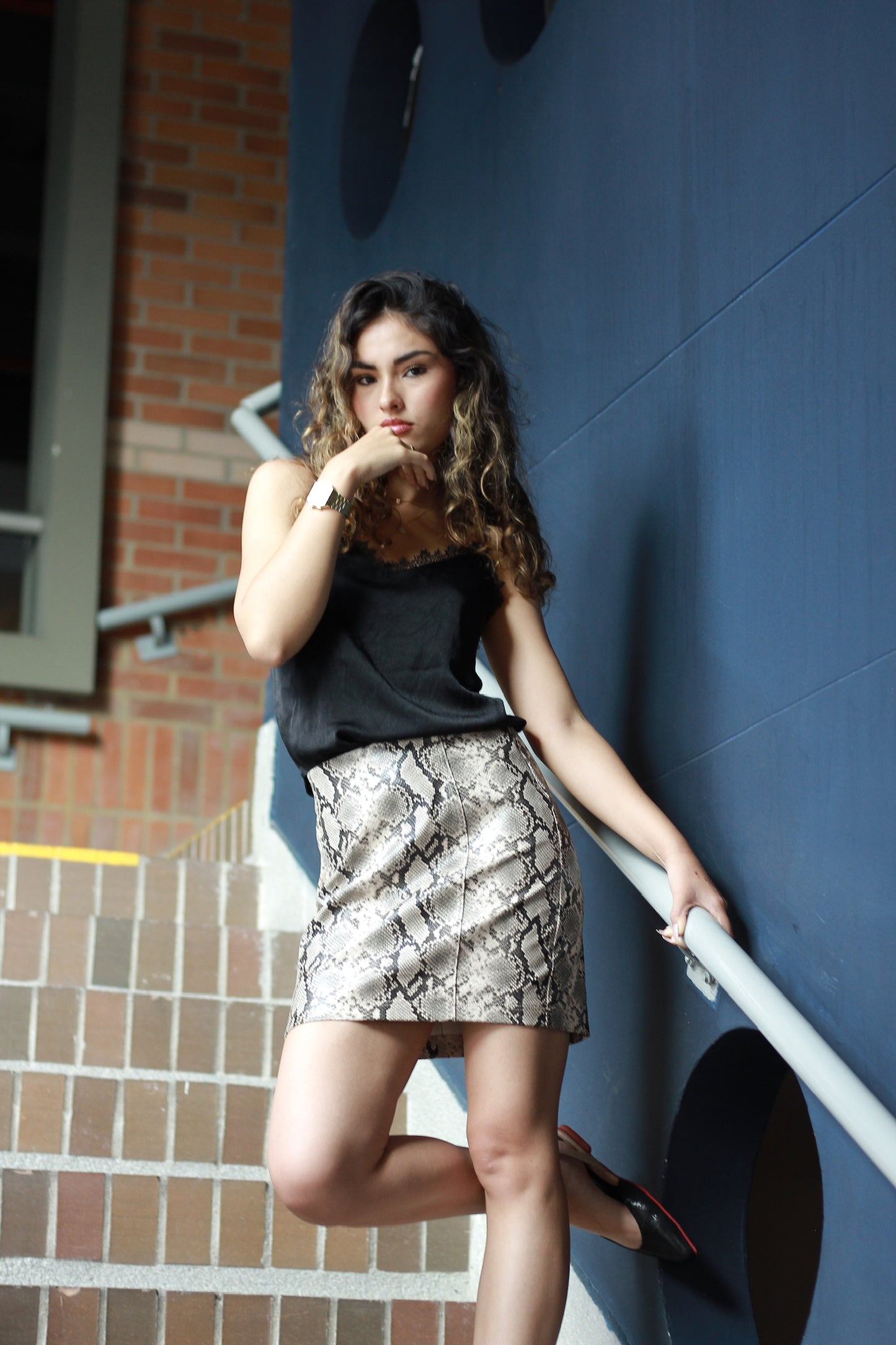 Blusa con encaje