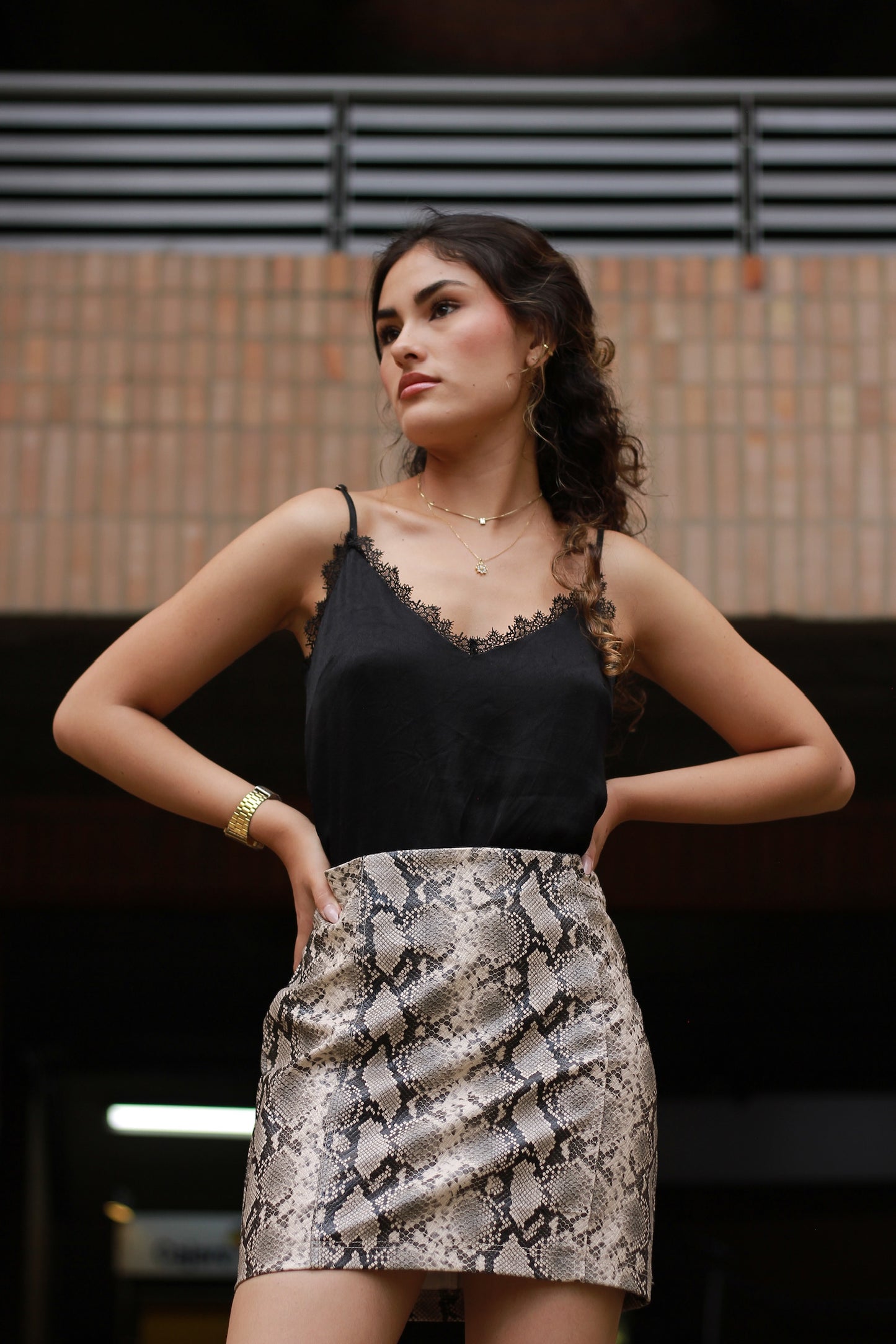 Blusa con encaje