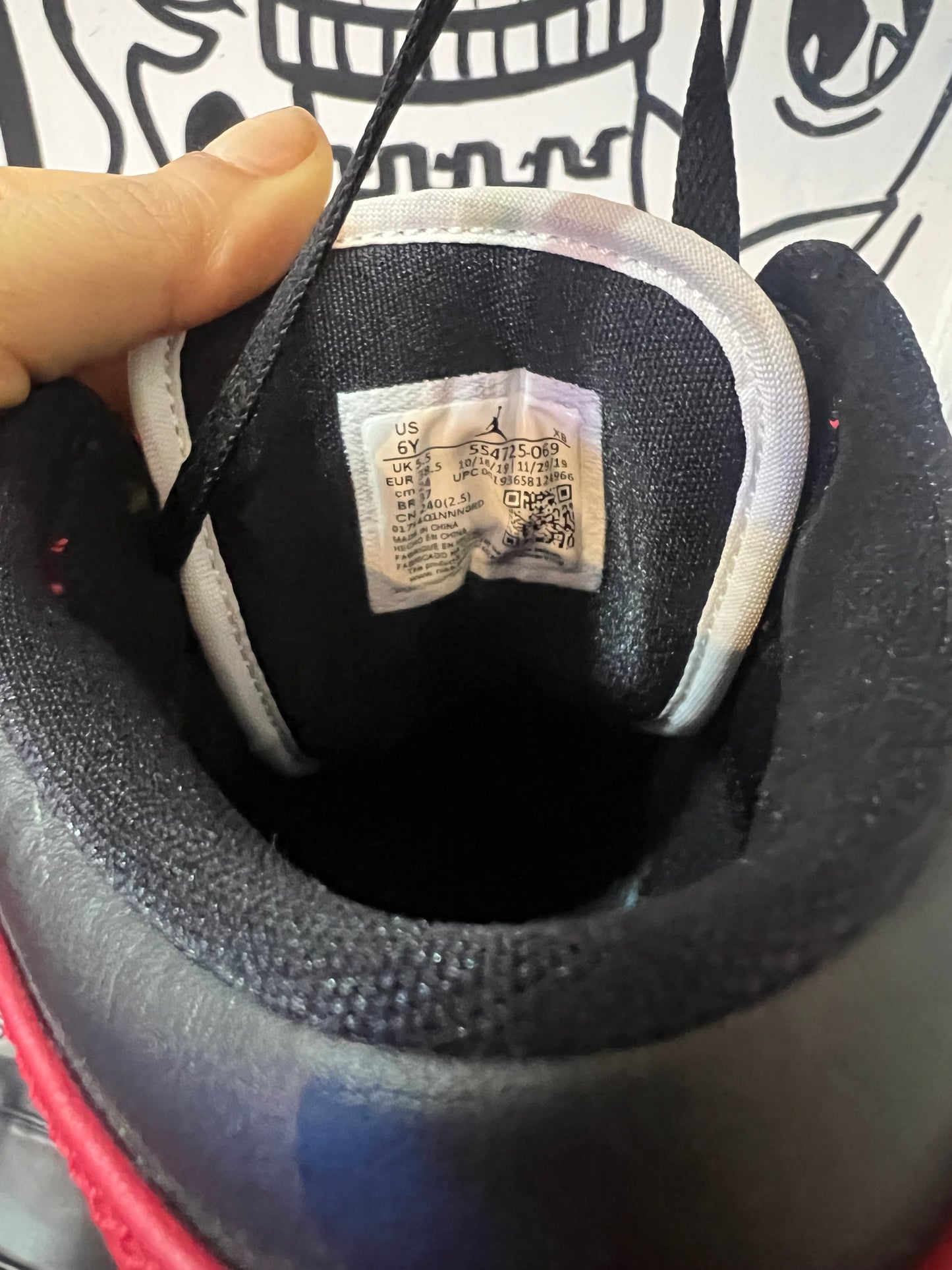 Tenis JORDAN mid Chicago white toe