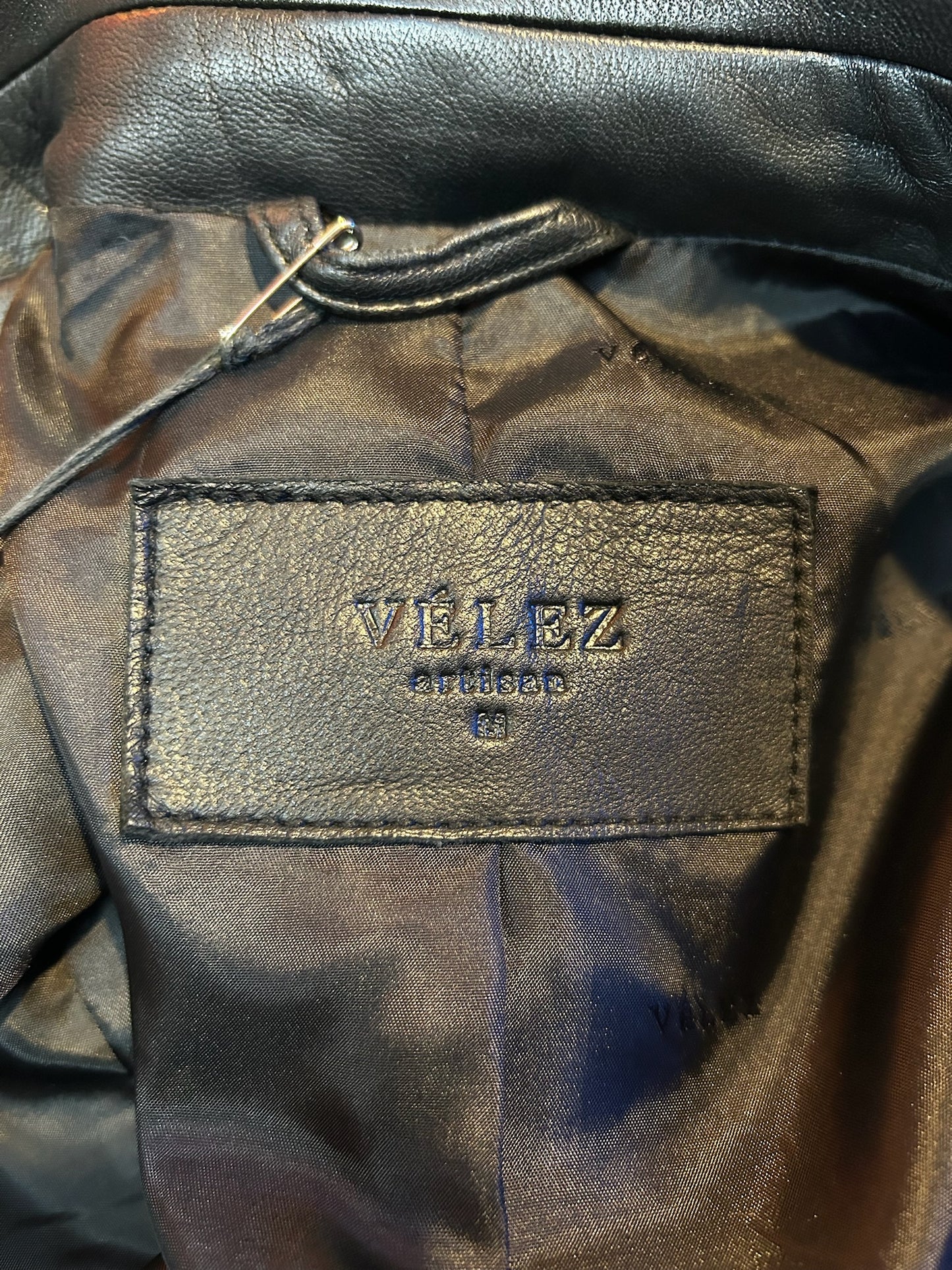Blazer de cuero VÉLEZ