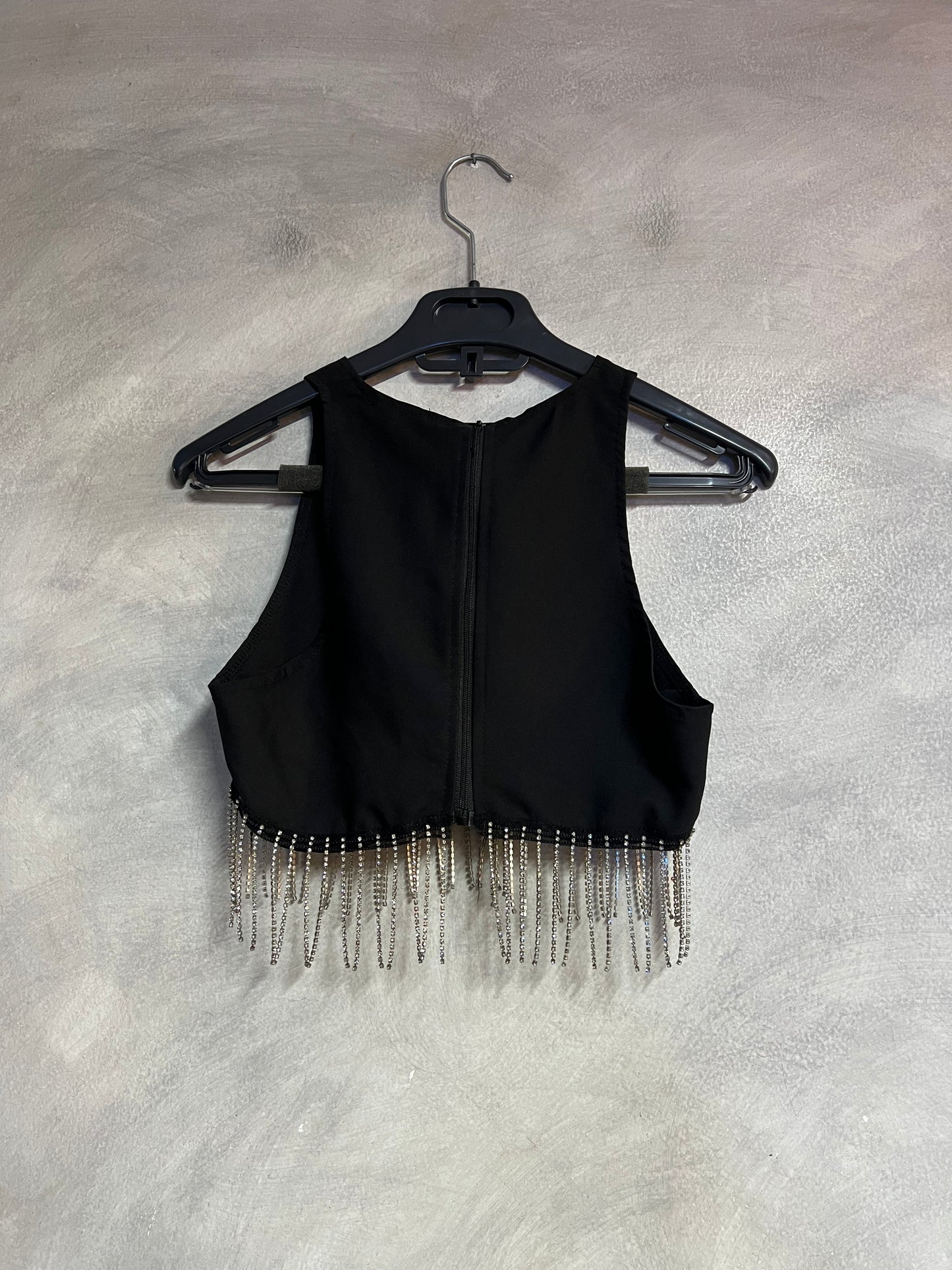 Top con brillos