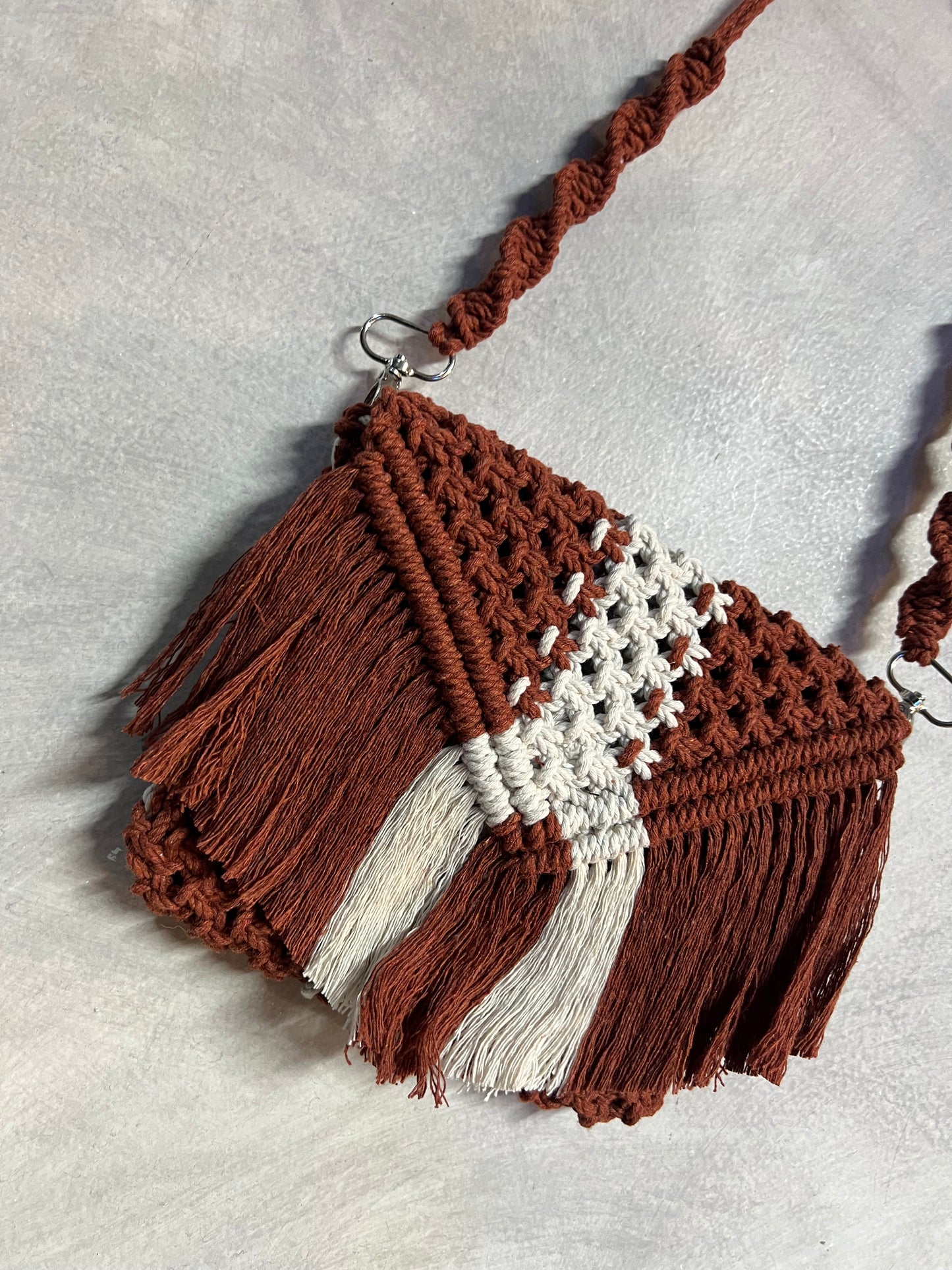 Bolso macramé
