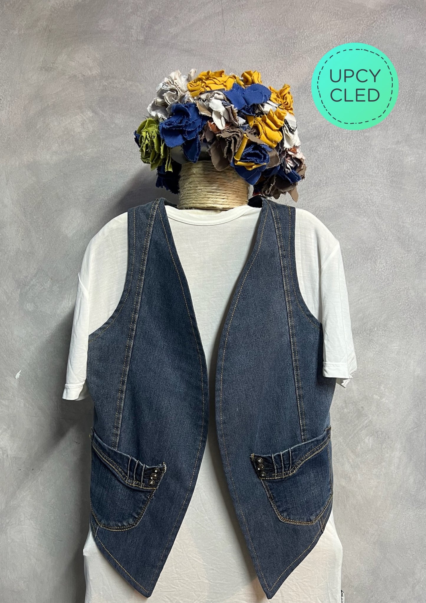 Chaleco Denim