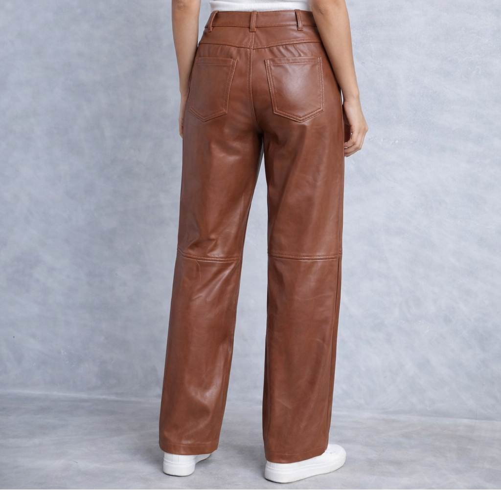 Pantalon de cuerina