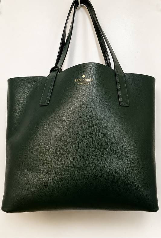 Bolso doble faz verde y negro Kate Spade