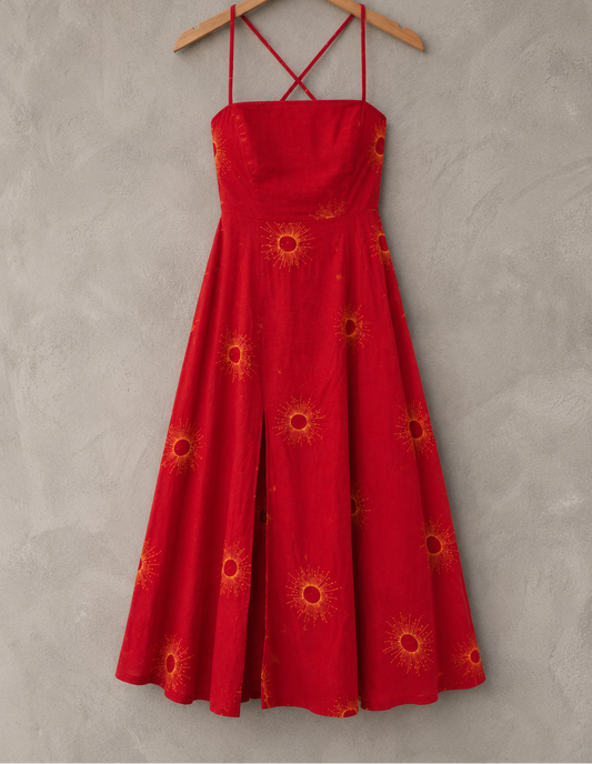 Vestido sol bordados Maaji