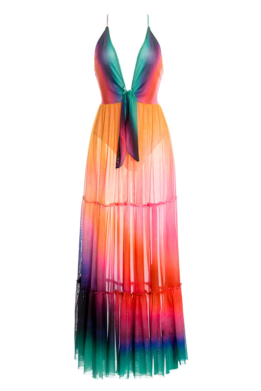 Vestido arcoiris AGUA BENDITA