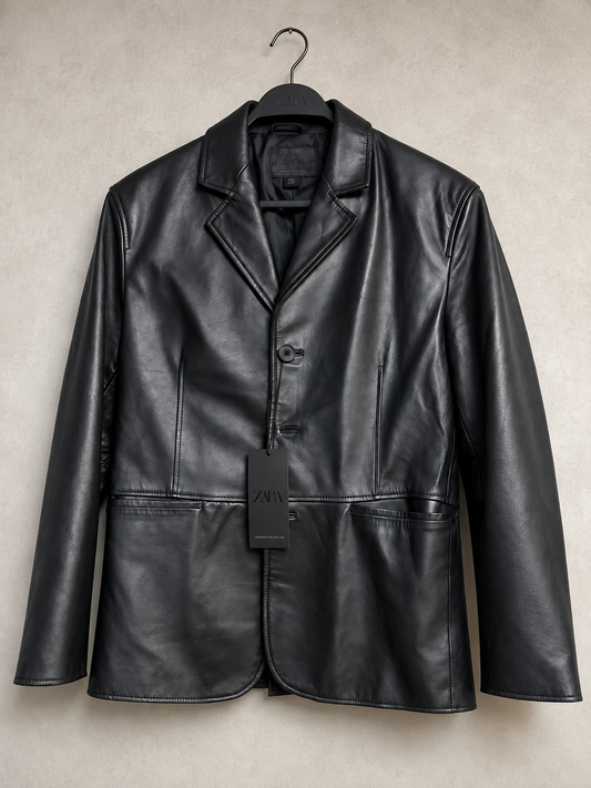 Chaqueta cuero ZARA