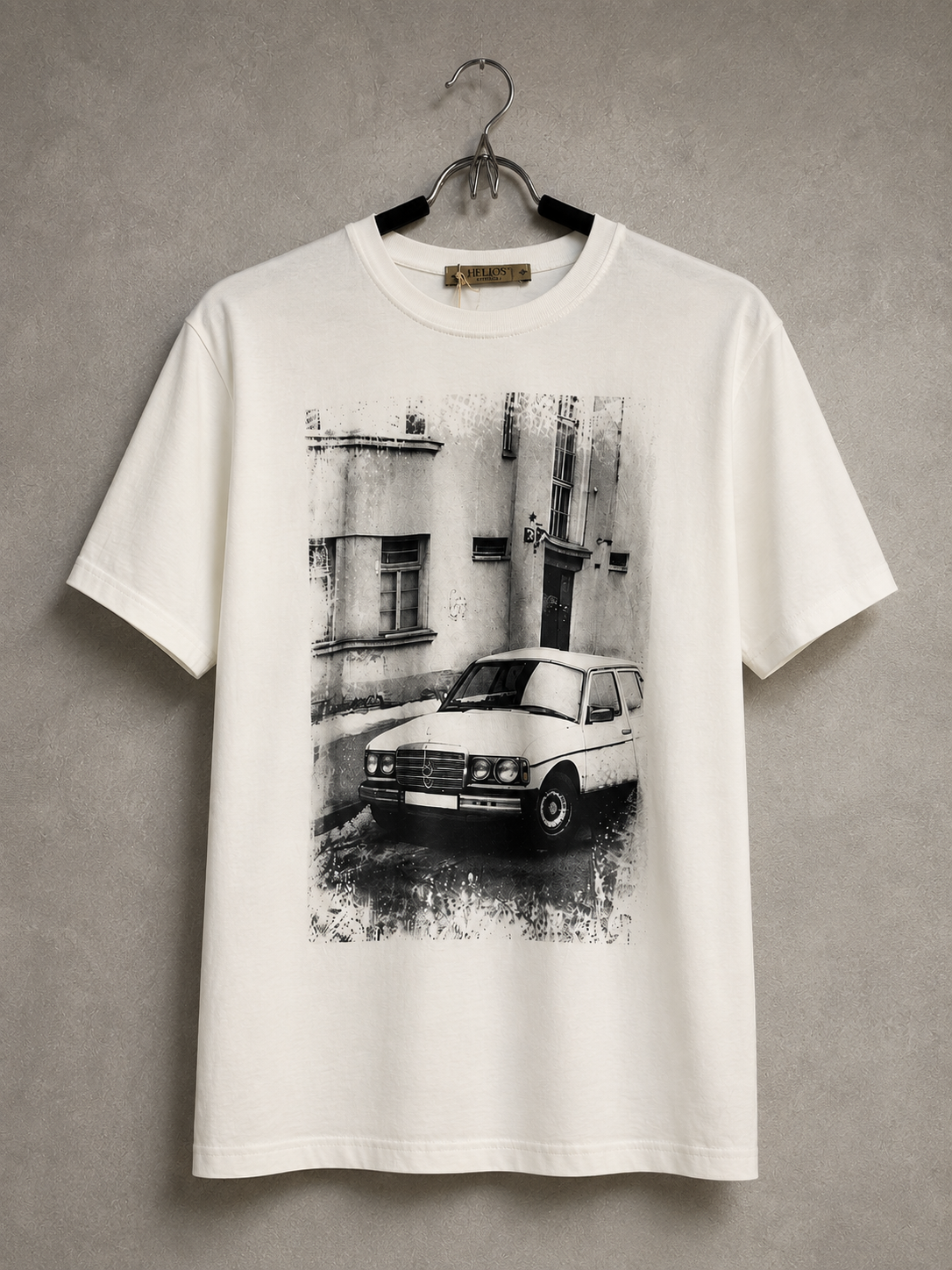 Camisa blanca hecha en italia