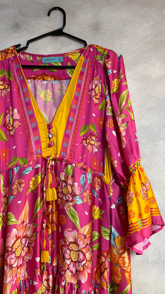 vestido de flores SPIRITO ROSA
