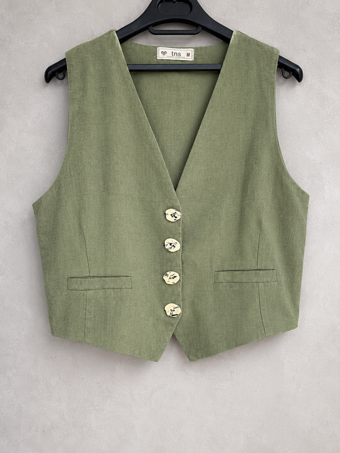 Set Chaleco y pantalon lino