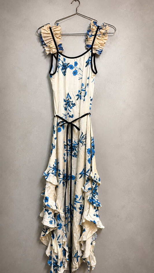 Vestido flores azules  ESPECIA