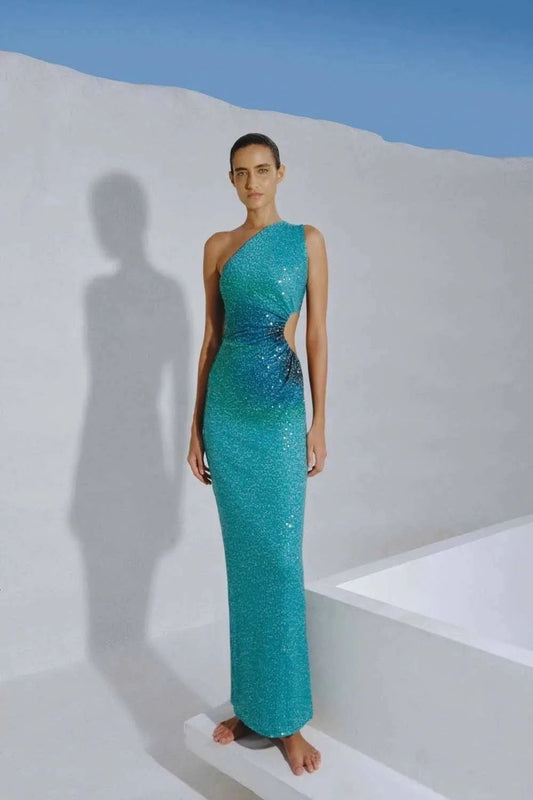 Vestido Baobab verde brillante